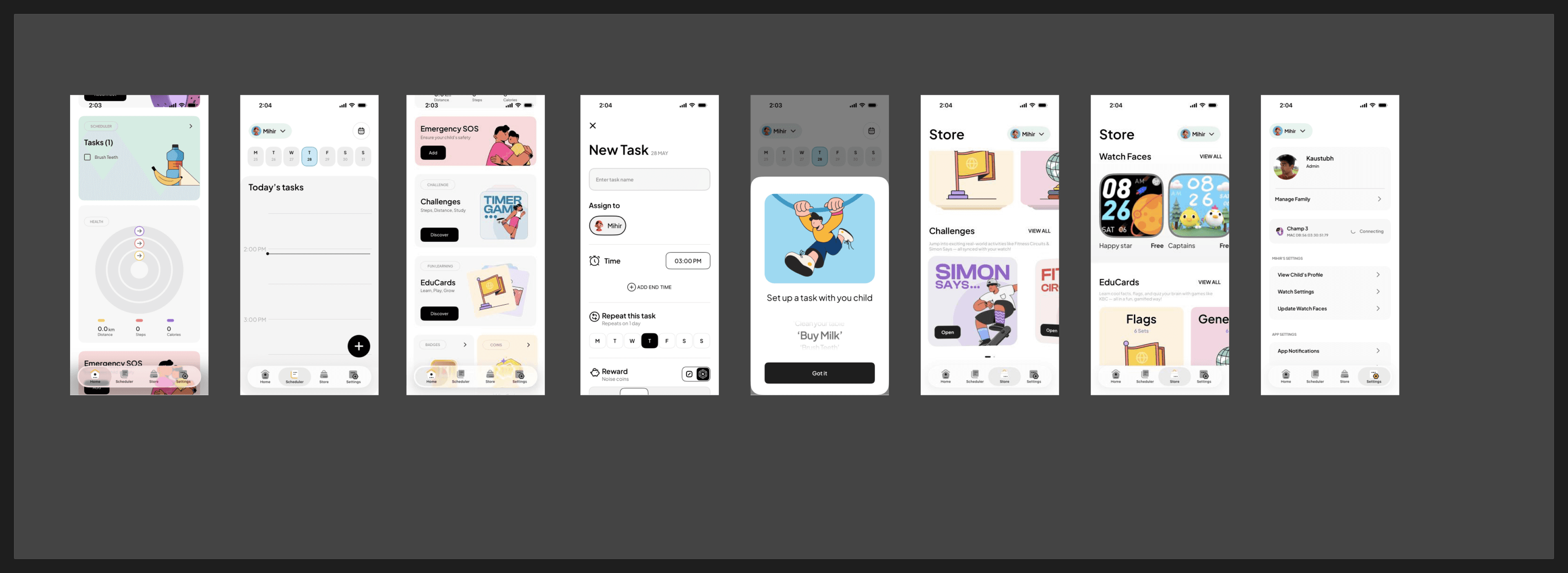 Current Noise Junior app design audit section from the Figma assignment